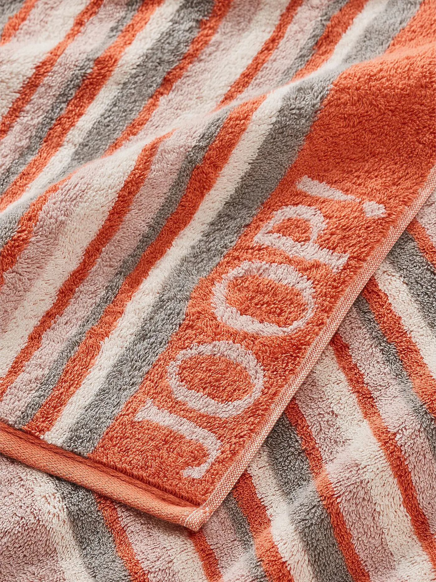 JOOP | Handtuch 50x100cm MOVE STRIPES Apricot | orange
